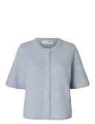 Selected Slflulu 2/4 Knit Cardigan Noos Blå