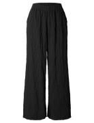 Selected Slfcoria Hw Wide Pant B Svart