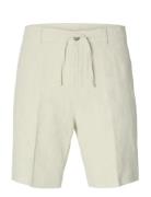 Selected Slhregular-Leroy Linen Bld Shorts Noos Kräm
