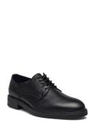 Selected Slhblake Leather Derby Shoe Noos O Svart