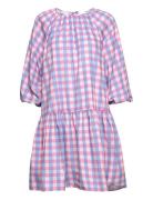Selected Slfblair 3/4Hort Dress Multi/patterned
