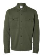 Selected Slhjackie Sweat Jacket Noos Khaki Green