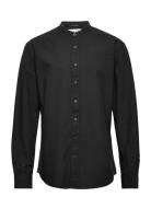 Selected Slhregsun Shirt Ls Band Svart