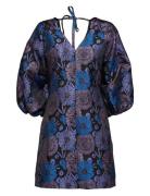 Selected Slfelani 7/8 Short Dress B Marinblå