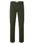 Selected Slh196-Straight New Miles Flex Pant Grön