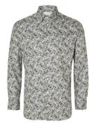 Selected Slhslim-Ethan Shirt Ls Aop Noos Multi/patterned