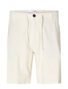 Selected Slhregular-Brody Linen Shorts Noos Kräm