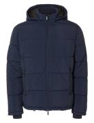 Selected Slhcooper Puffer Jkt Noos Marinblå