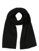 Selected Slfmaline Lano Knit Scarf Noos Svart