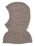 Copenhagen Colors Lt. Knitted Merino Balaclava With Frill Beige