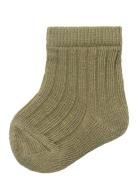 Lil'Atelier Nbmfidelon Sock Lil Khaki Green