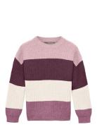 Kids Only Kmgsandy L/S Stripe Pullover Knt Noos Lila