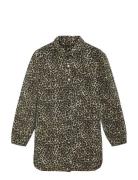 Indian Blue Jeans Dress Leopard Svart