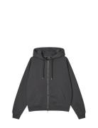 Mads Nørgaard Standard Luka Hoodie Zip Sweat Grå