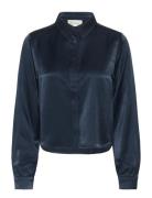 My Essential Wardrobe Estellemw Short Shirt Marinblå