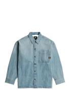 G-Star RAW Boxy Fit Overshirt Blå