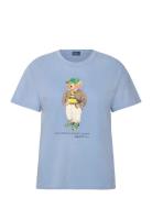 Polo Ralph Lauren Polo Bear Cotton Jersey Tee Blå