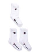 Champion 3Pk Crew Socks Vit