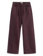 Lindex Wide Peggy Bukse Burgundy