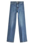 Lindex Wide Stretch Jeans Med Brede Bein Blå