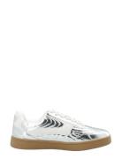 Bianco Biaberlin Padded Sneaker Faux Leather Silver
