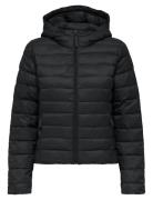 ONLY Onltahia Lw Quilted Hood Jkt Noos Otw Svart