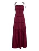 ALOHAS Masami Burgundy Dress Burgundy