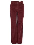 NOISY MAY Nmcord Yolanda Nw Wide Leg Corduroy Burgundy