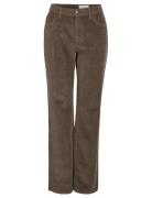 NOISY MAY Nmyolanda Nw Wide Leg Corduroy Noos Brun