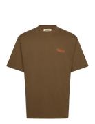 Woodbird Wbbaine Flower Tee Brun