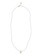 SNÖ Of Sweden Lovely Pendant Pearl Neck 42 Vit