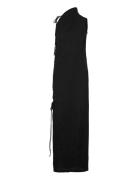 Hope Crinkle Dress Black Crinkle-42 Svart