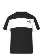 PUMA Ess Block Small Logo Tee B Svart