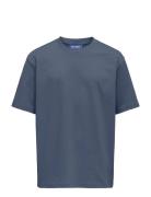 ONLY & SONS Osjfred Life Rlx Ss Tee Jrs Noos Blå