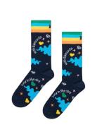 Happy Socks The Beatles Lucy In The Sky Sock Marinblå