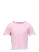 Kids Only Kogcarlotta Life S/S Top Jrs Noos Rosa