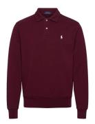 Polo Ralph Lauren Loopback Fleece Collared Sweatshirt Burgundy