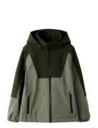 Name It Nknalfa08 Softshell Jacket Block Fo Grön