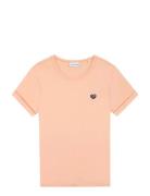 Maison Labiche Paris Poitou Mini Patch Coeur / Gots Korall