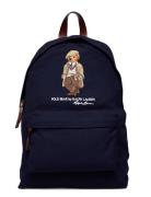 Polo Ralph Lauren Polo Bear Canvas Backpack Marinblå