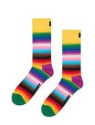 Happy Socks Pride Stripe Sock Gul