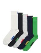 Happy Socks 5-Pack Solid Socks Grön