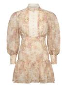 Bardot Remy Mini Broderie Dress Kräm