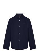 Levi's Lw-L/S Woven Top Marinblå