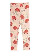 Mini Rodini Mammoth Aop Leggings Rosa
