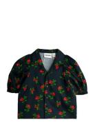 Mini Rodini Lingonberries Aop Woven Blouse Svart