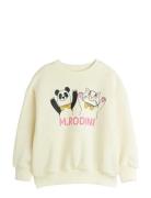 Mini Rodini Panda & Cat Sp Sweatshirt Kräm