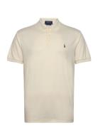 Polo Ralph Lauren Custom Slim Fit Soft Cotton Polo Shirt Kräm
