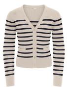 Kids Only Kogamy Life Ls Button Vneck Card Cp Knt Beige