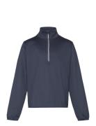 Abacus Jr Cradoc Halfzip Fleece Marinblå
